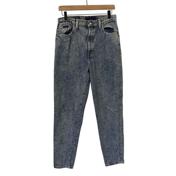 Vintage Women's Sasson Modern Basics Stone Washed Jeans Size 12 Mom Jeans Taper - Picture 1 of 13